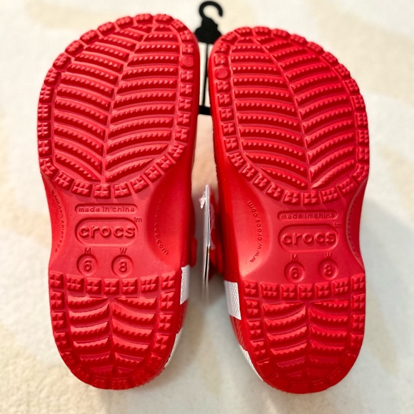 NWT Classic Coca-Cola X Crocs Clogs Red M5 W7 and M6 W8 & 3 Authentic Jibbitz - Picture 8 of 16